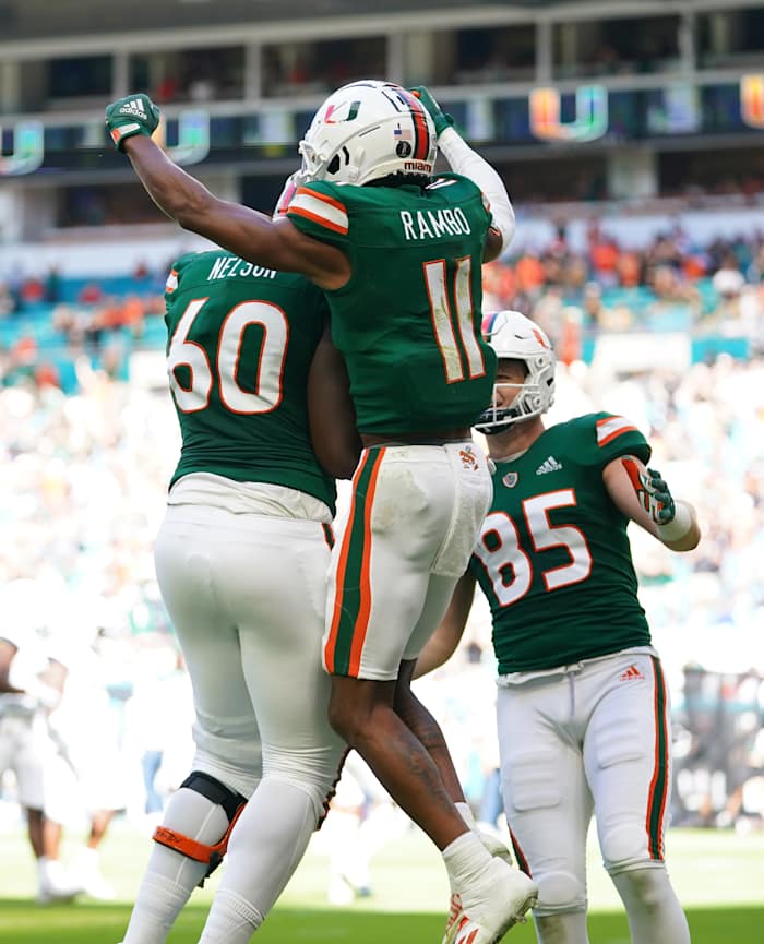 Miami Offensive Tackle Zion Nelson